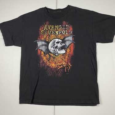 10T6002 AVENGED SEVENFOLD Tシャツ バンドT 古着 10T6002 AVENGED SEVENFOLD Tシャツ バンドT 古着