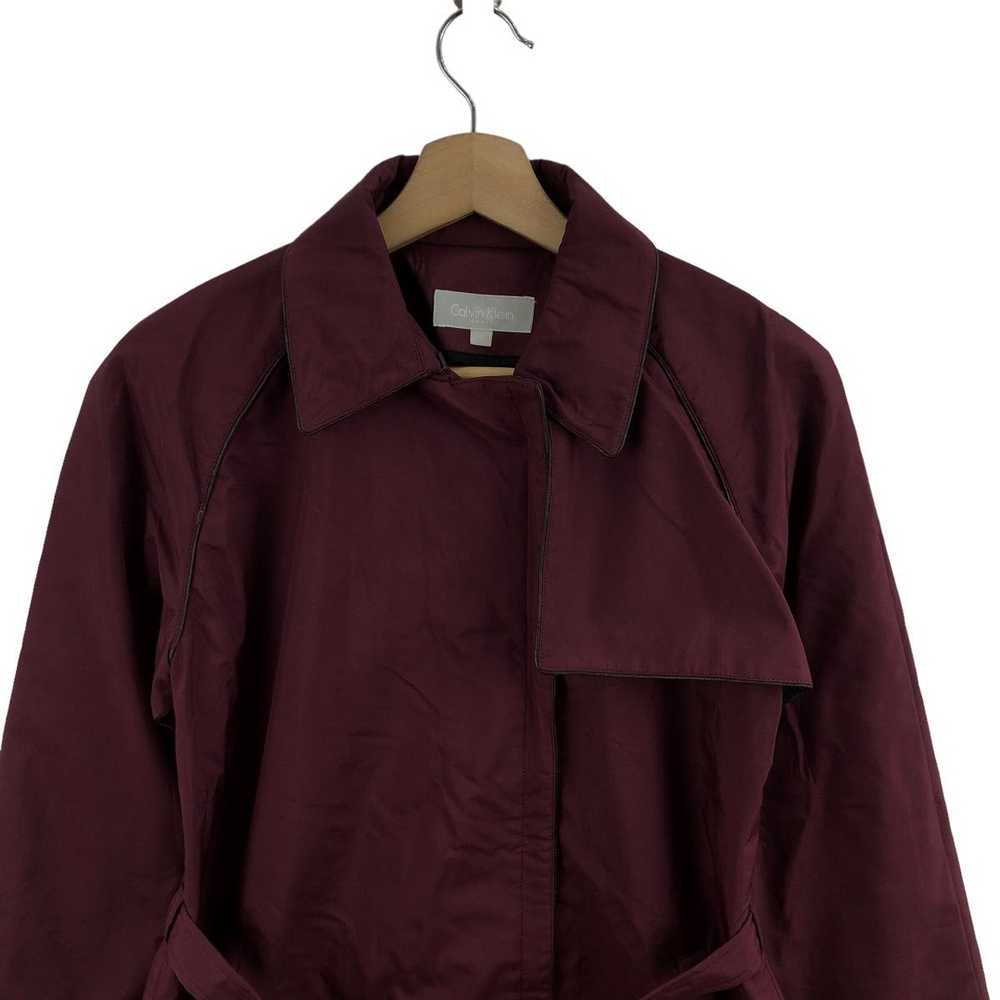 Calvin Klein CALVIN KLEIN Trench Coats Burgundy Colour - Gem