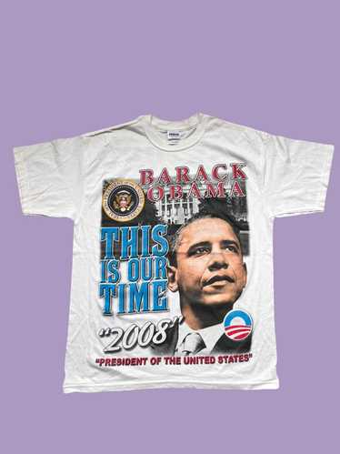 Hanes × Streetwear × Vintage Y2K Barack Obama T-sh
