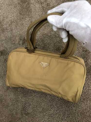 PRADA Nylon Tessuto Chain Shoulder Bag Fuxia 1280717