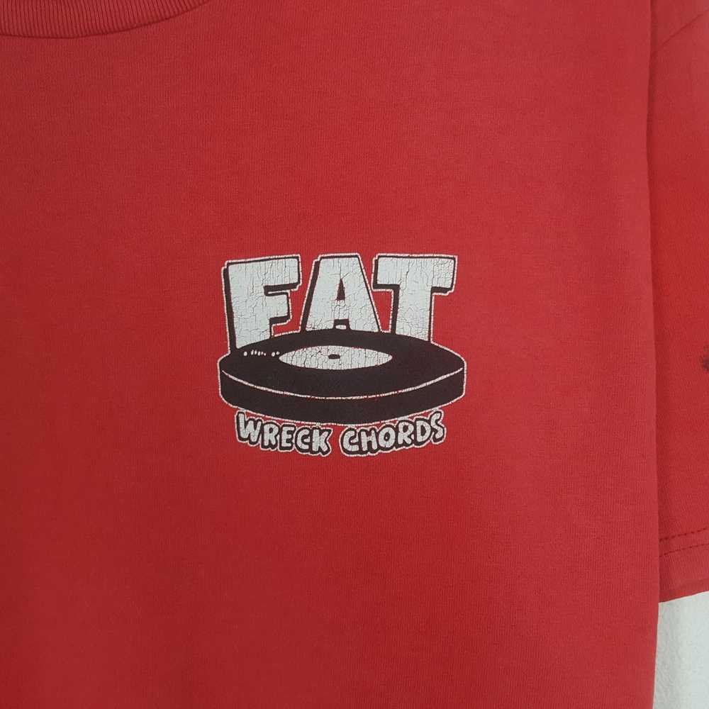 Rap Tees × Vintage Vintage Fat Wreck Chords Rappe… - image 4