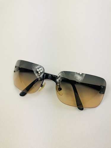 Chanel Chanel black cc logo sunglasses