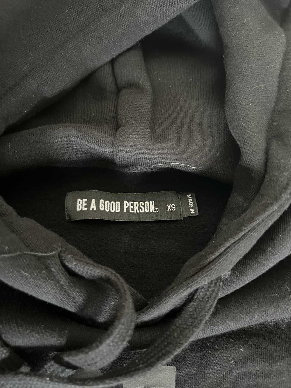Be Positive Black Hoodie Be A Good Person - image 2