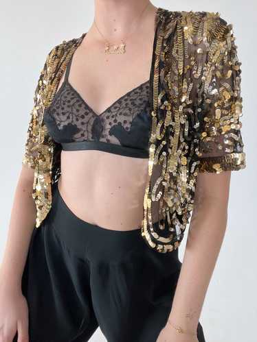 1920's Gold Sequin Jacket