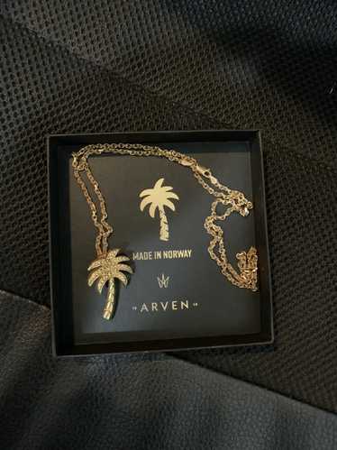 Streetwear Palm Tree Crew Gold Chain
