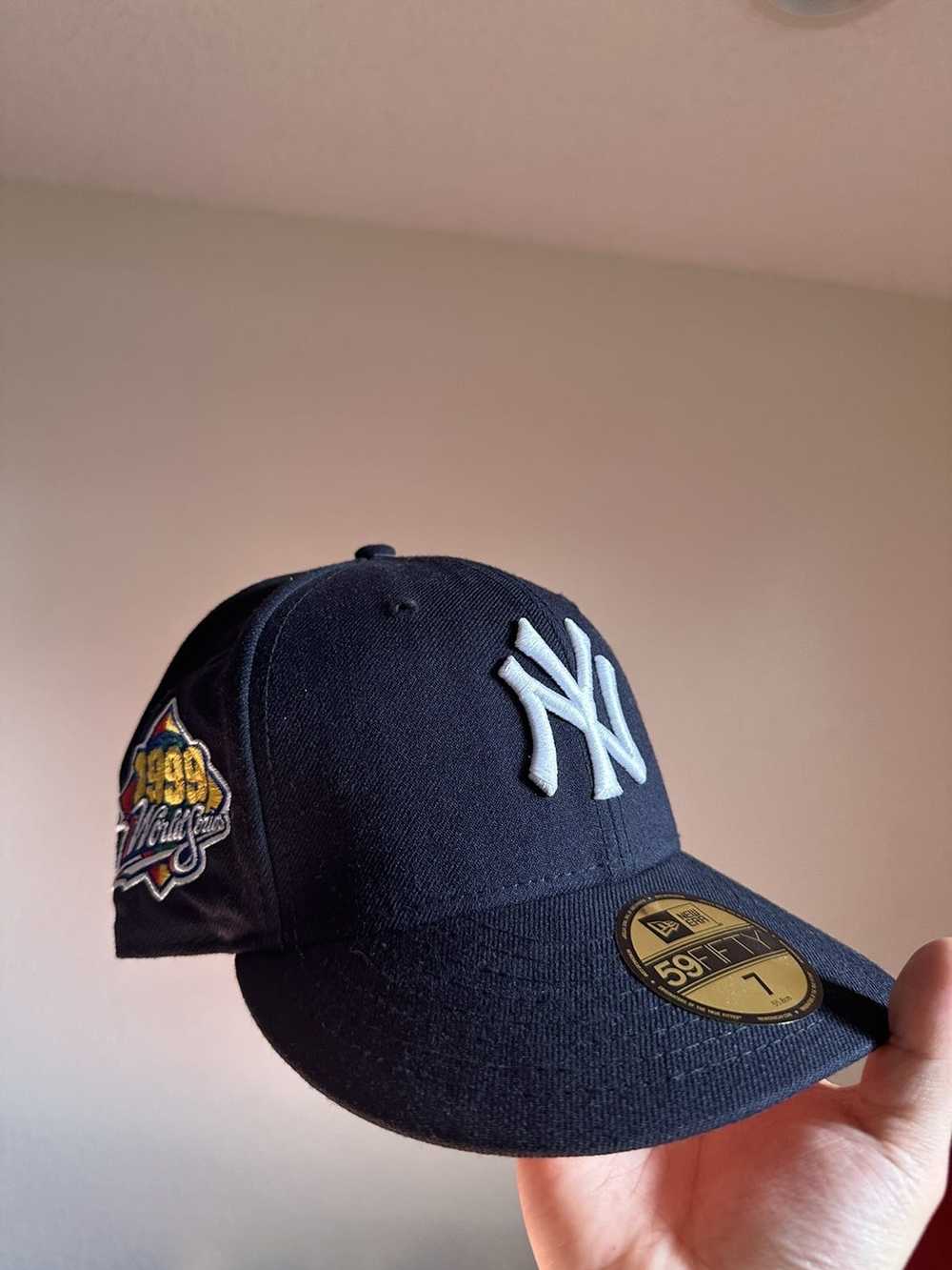 Off White New York Yankees Lavender Visor Gray Bottom 1999 World Serie –  Exclusive Fitted Inc.