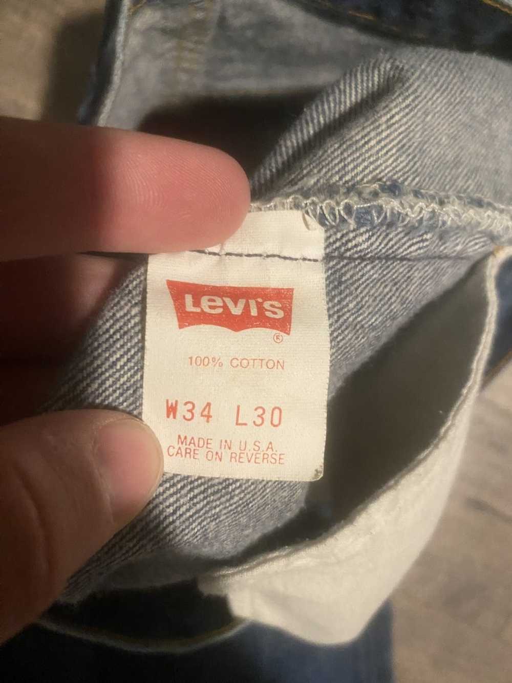 Levi's × Made In Usa × Vintage Vintage levi jeans… - image 2