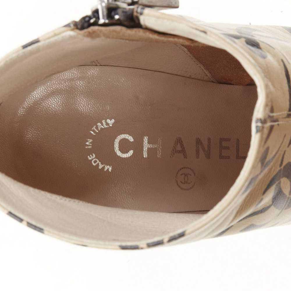 Chanel rare CHANEL 00A beige nude marked CC logo … - image 9