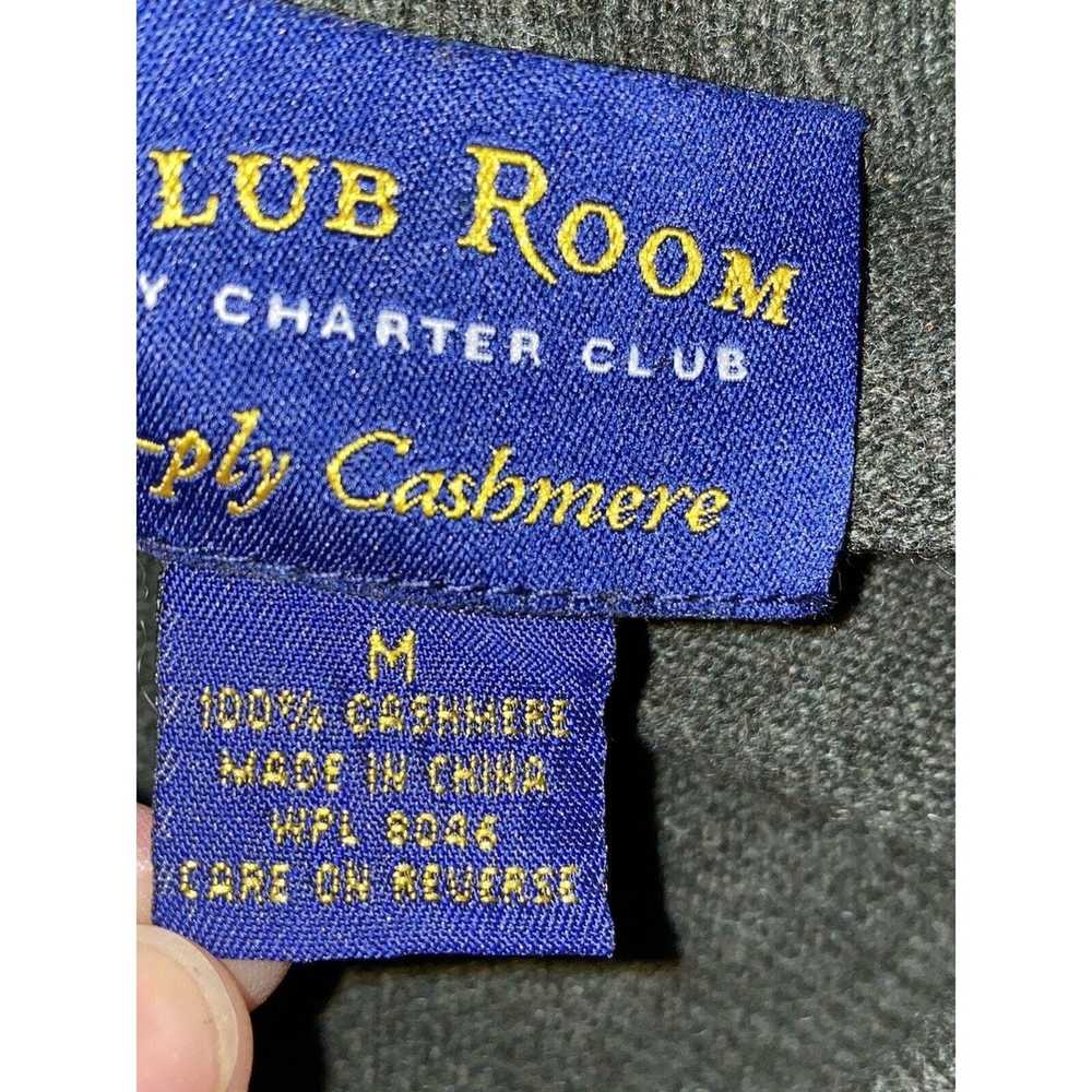 Club Room Club Room Charter Club 2-Ply Gray Cashm… - image 8