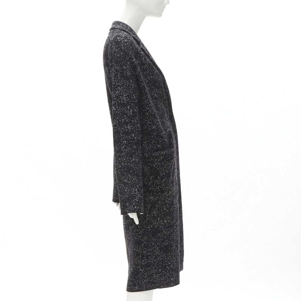 Theory THEORY black grey speckle wool blend knitt… - image 4