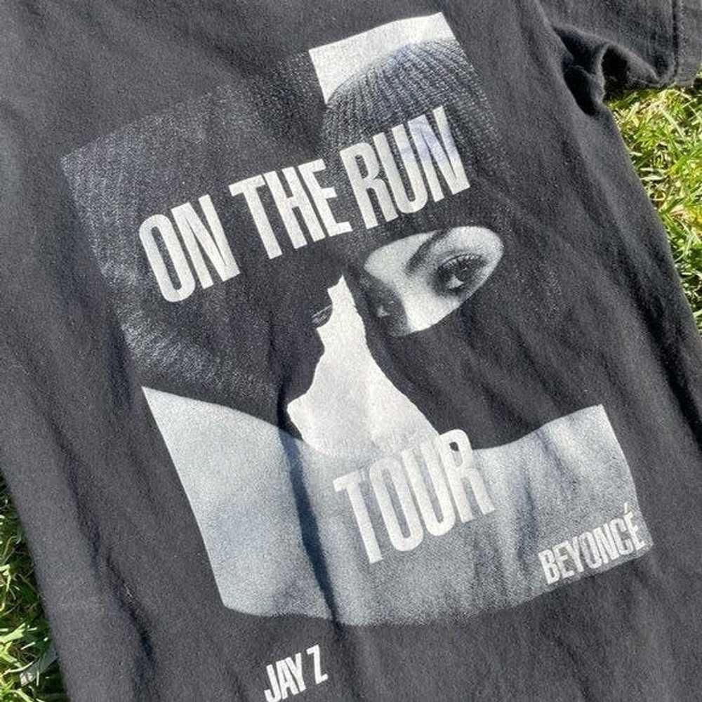 Vintage Beyoncé Jay Z On the Run Tour 2014 Shirt … - image 2
