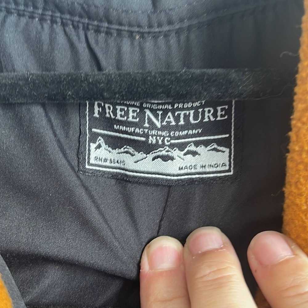Free Nature Free Nature fleece button shirt shack… - image 5
