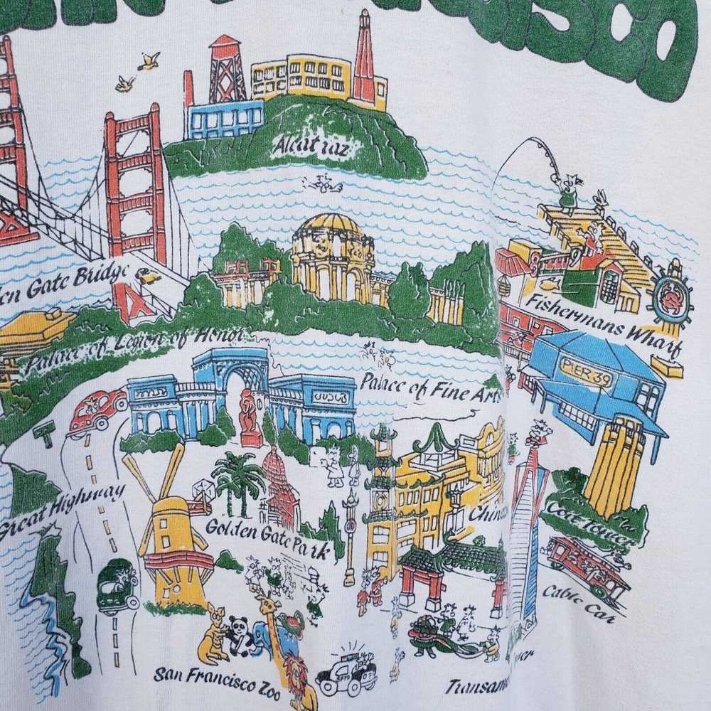 Screen Stars Vintage 80s SAN FRANCISCO TOURIST sh… - image 4