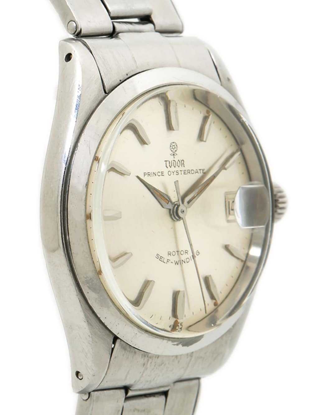 TUDOR pre-owned Prince OysterDate 34mm - Silver - image 4