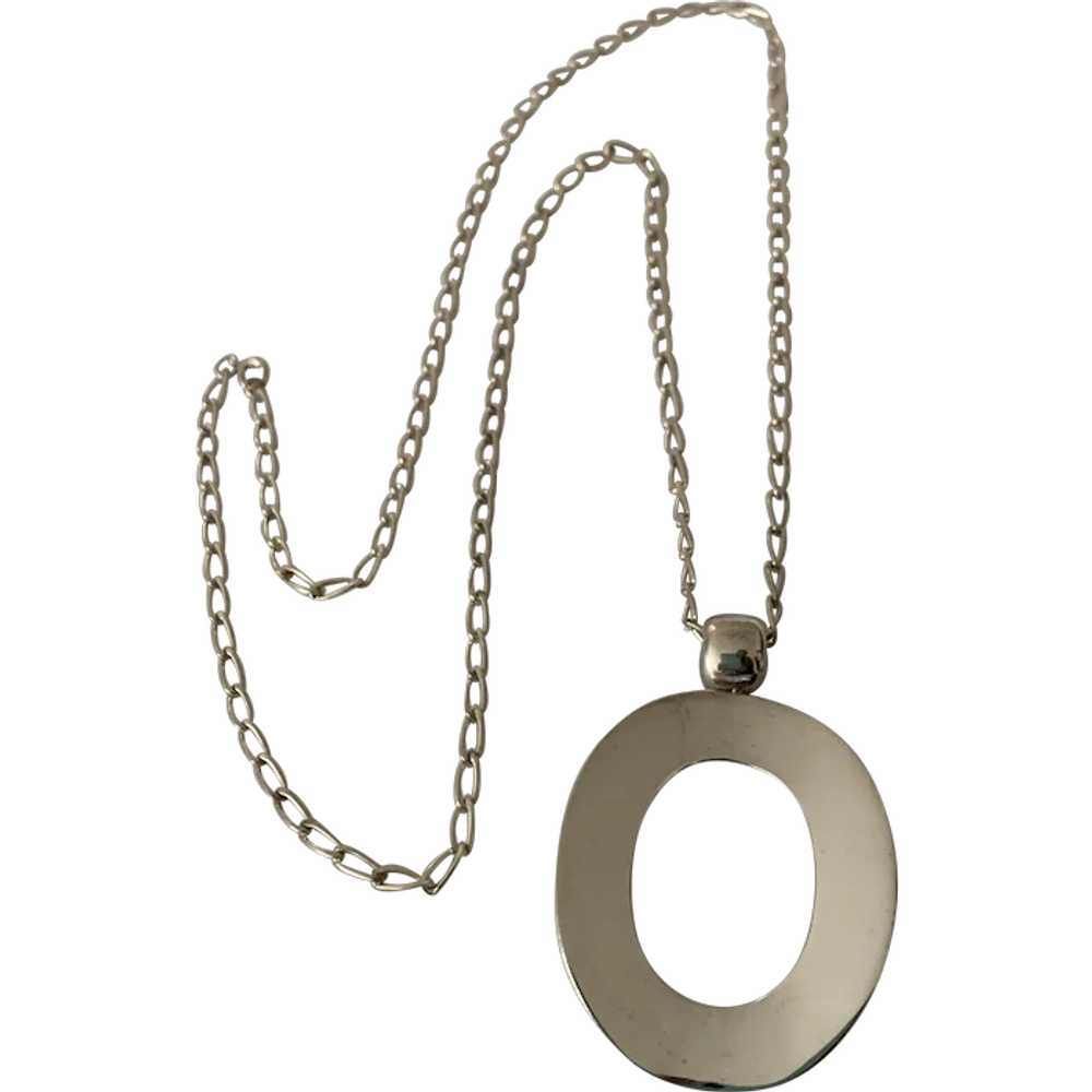Sterling Silver Pendant with Fab Sterling Chain - image 1