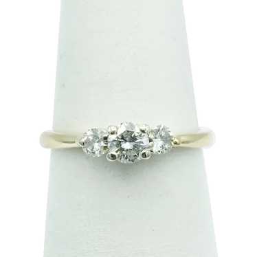 14K .50 CTW Three Stone Diamond Ring