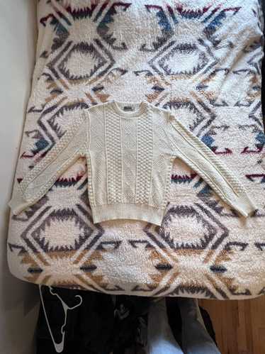 Vintage Vintage Beige Cable Knit Sweater