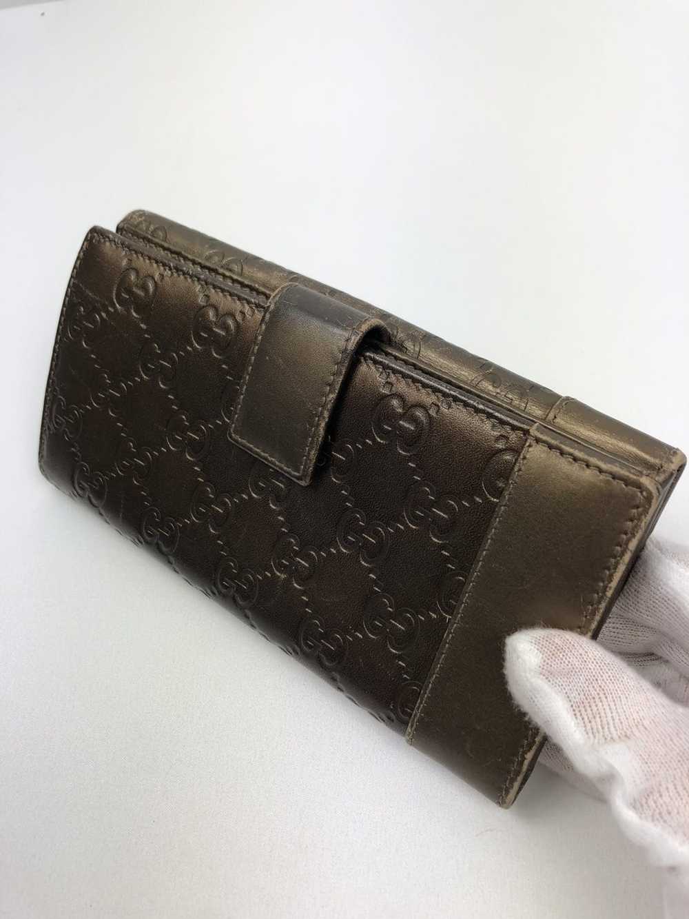 Gucci Gucci gg guccissima leather long wallet - image 2