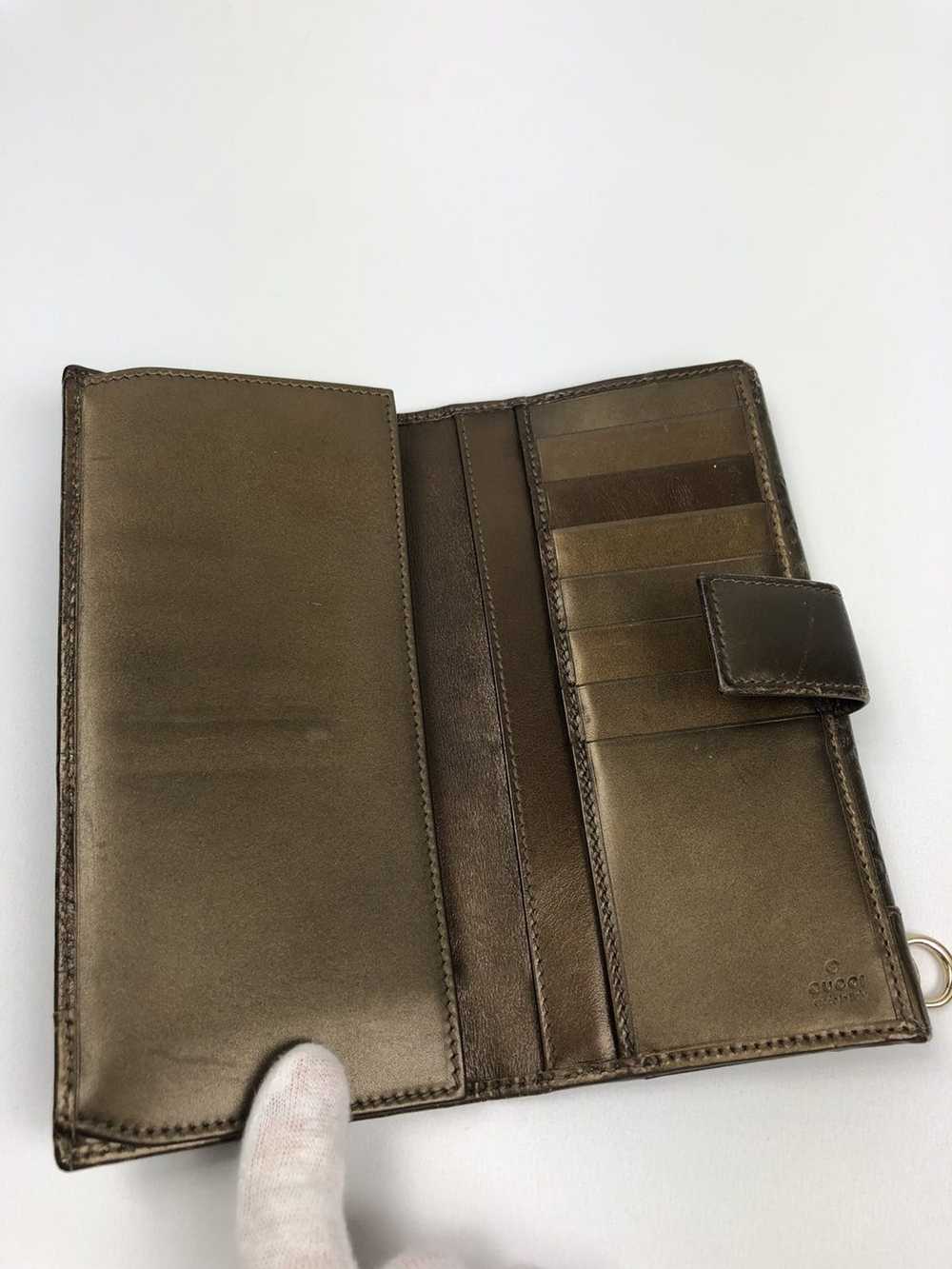 Gucci Gucci gg guccissima leather long wallet - image 3