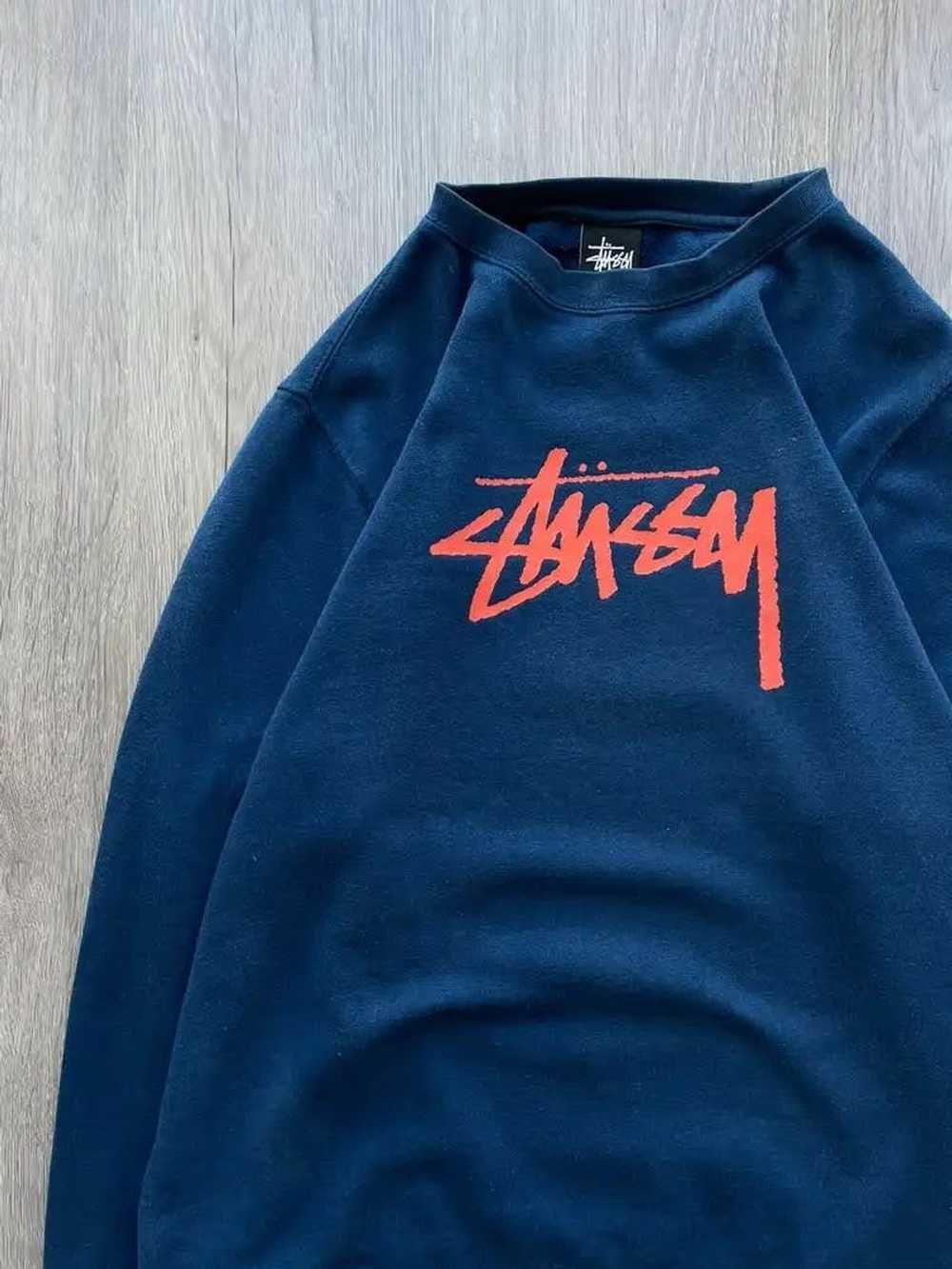 Streetwear × Stussy × Vintage Vintage Sweatshirt … - image 3