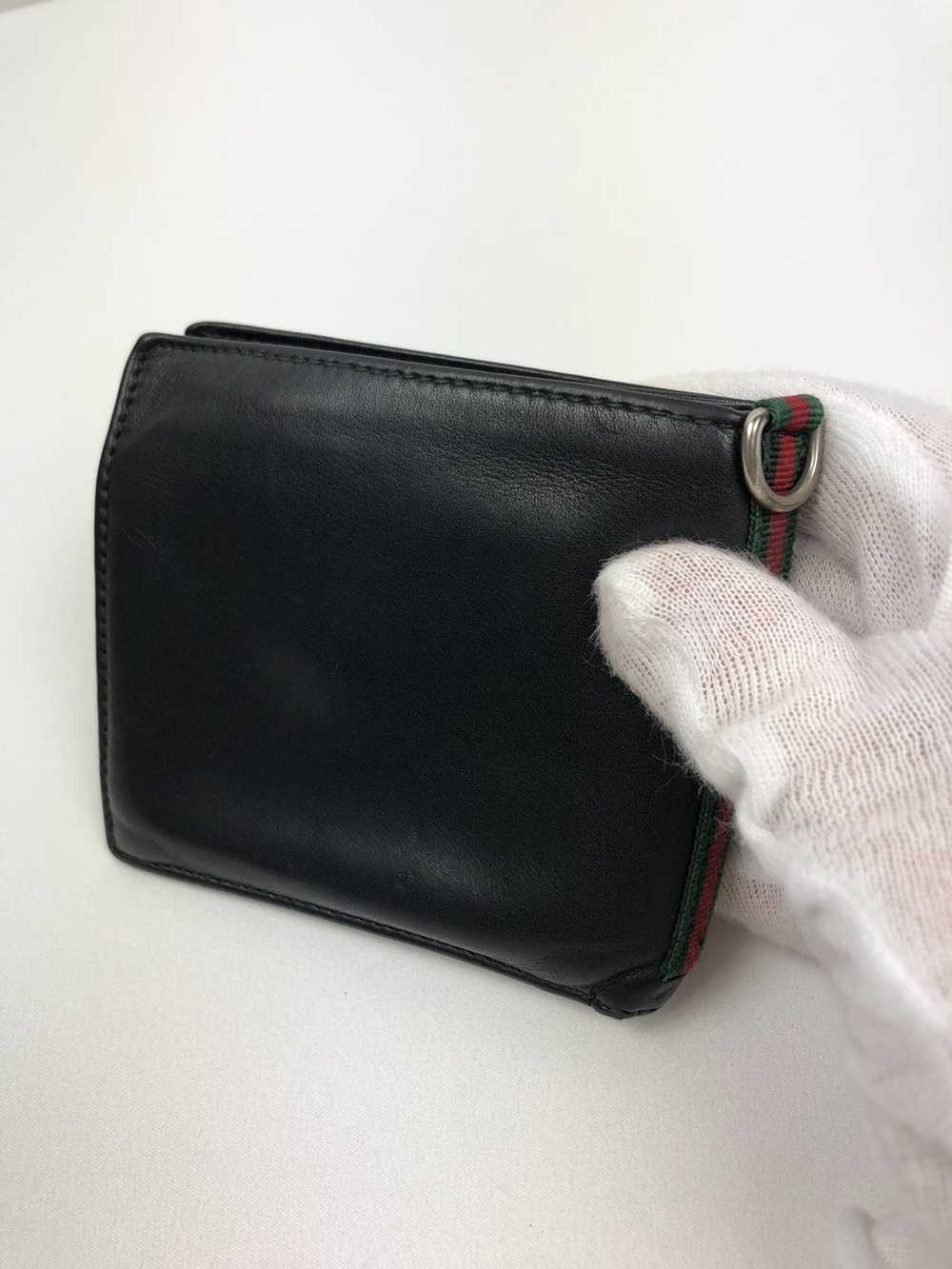 Gucci Gucci striped leather bifold wallet - image 2