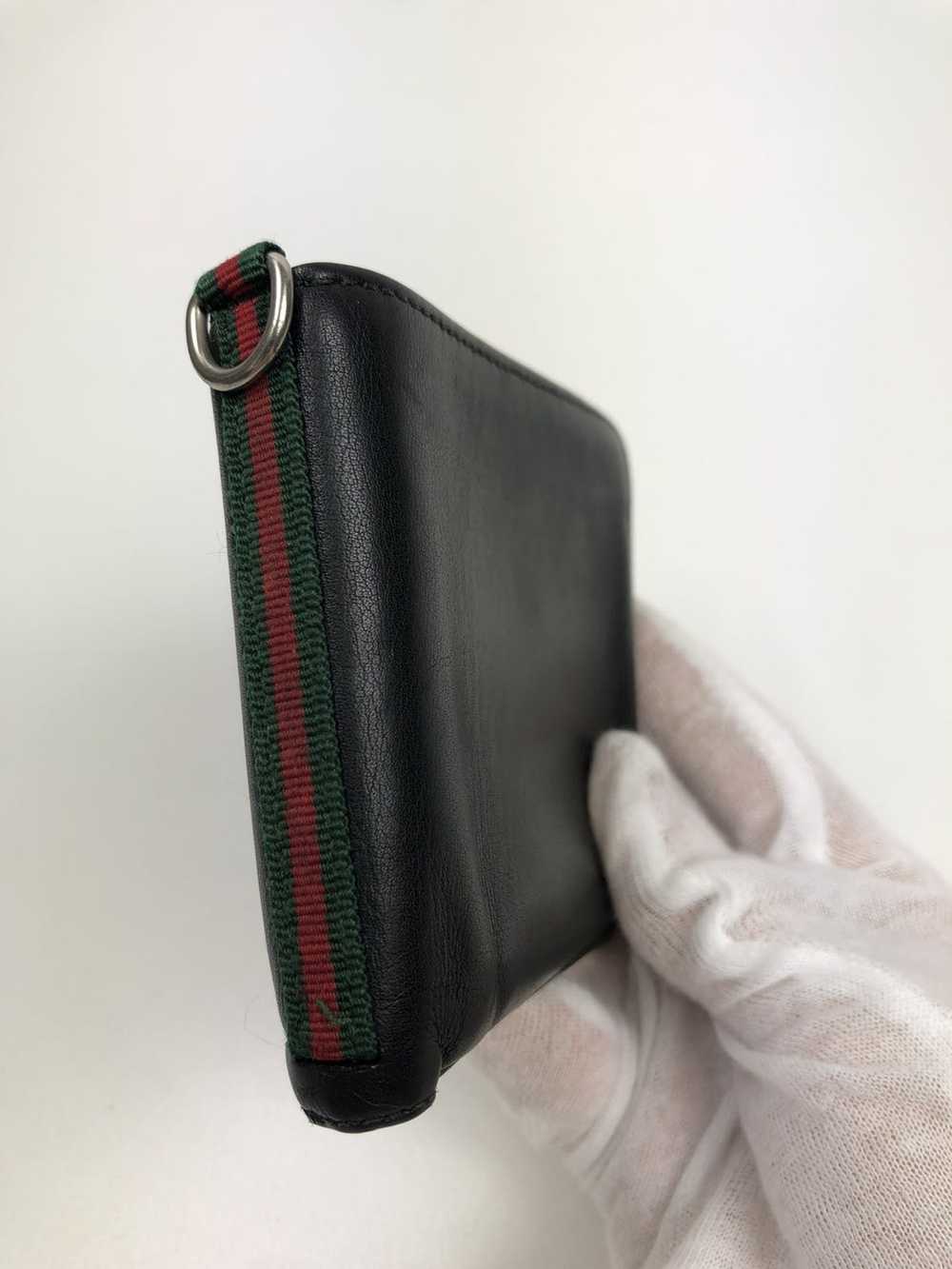 Gucci Gucci striped leather bifold wallet - image 7