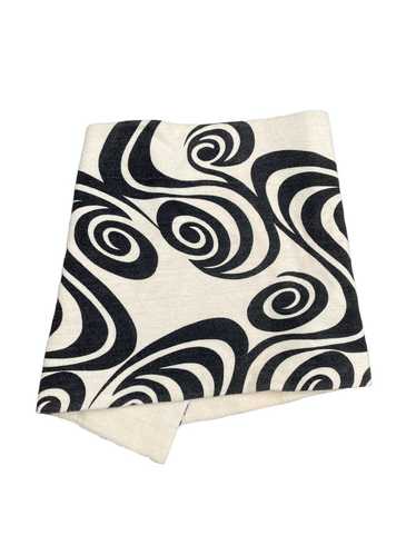 Acne Studios Intarsia Ecru Textured Skirt