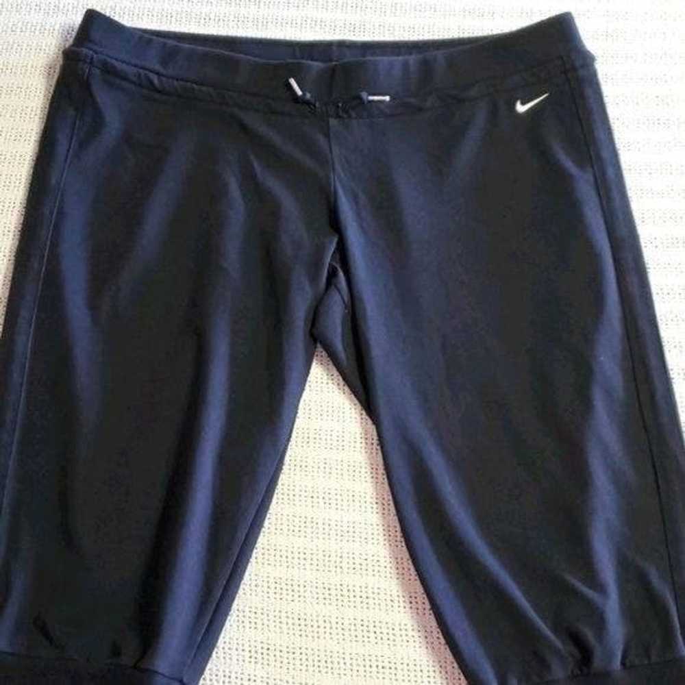 Nike Nike Vintage Sz. XL Black Cinch Waisted Jogg… - image 1