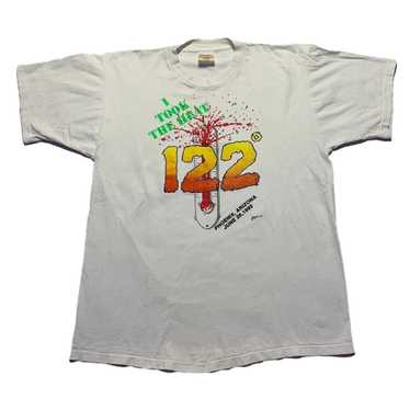 Vintage 98 Degrees Heat It Up Tour T-Shirt Size Medium White Boy