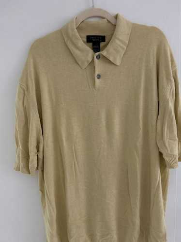 Toscano Knit polo yellow - image 1