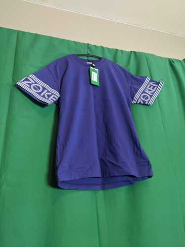 Kenzo Purple logo sleeve t-shirt with tags