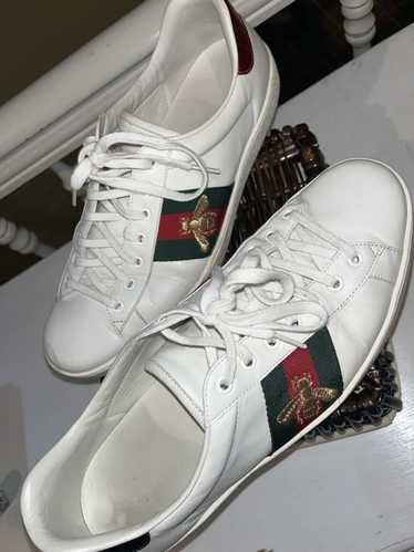 Gucci Gucci Ace Bee Sneaker blue and red