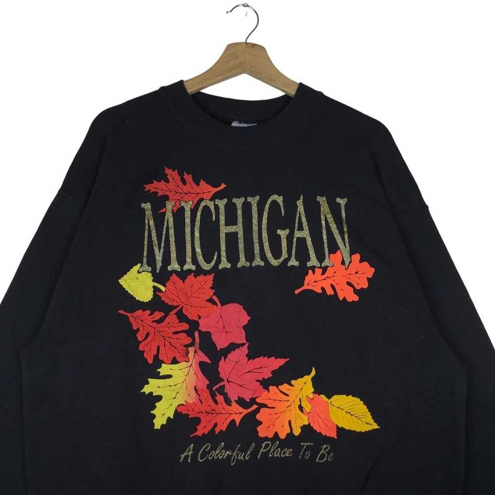 Hanes Vintage Hanes Activewear Michigan Floral Pu… - image 2