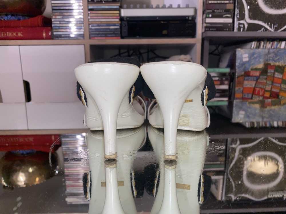 Dolce & Gabbana D&G Headband Heels White - image 4