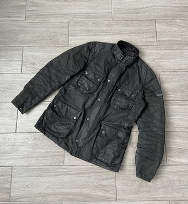 Barbour international washed camo jacket online