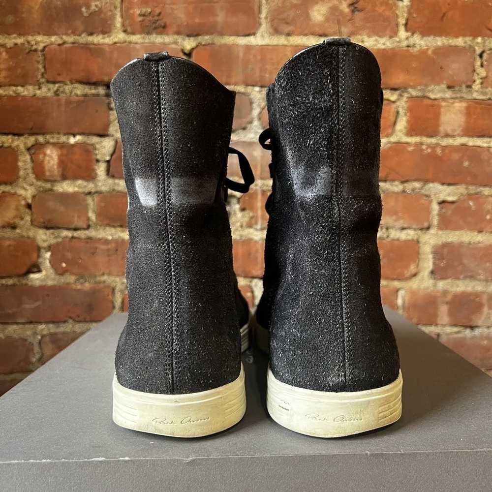 Rick Owens Black Rick Owens Mastodon high top sne… - image 2