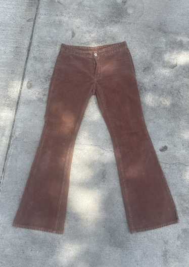 Brandy Melville brown corduroy flare jeans , no