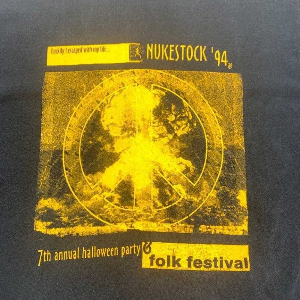 Band Tees × Made In Usa × Tour Tee 90s Nukestock … - image 3