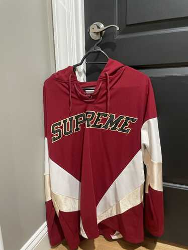Supreme Black Scarface Embroidered Synthetic Paneled Hockey Jersey L  Supreme