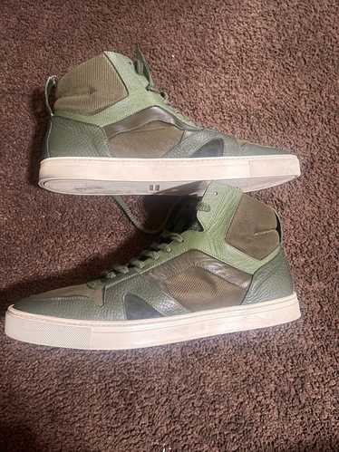Burberry Burberry Leather and Mesh High Top Sneake
