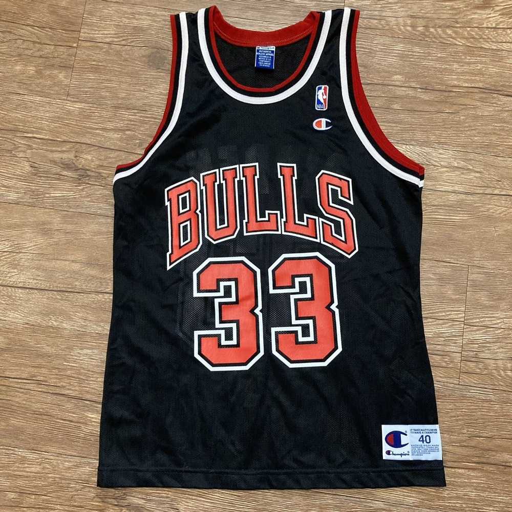 Champion × NBA Vintage Chicago Bulls Pippen Baske… - image 1