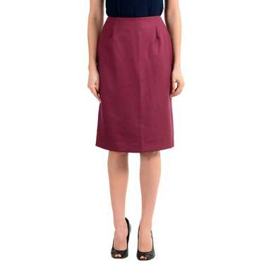 John Galliano Wool mid-length skirt