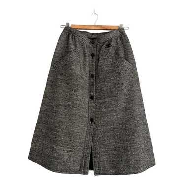 Courrèges Wool mid-length skirt - image 1