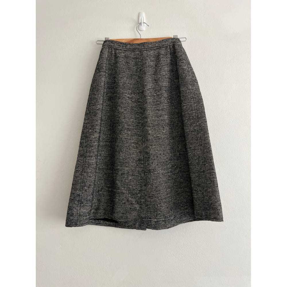 Courrèges Wool mid-length skirt - image 2