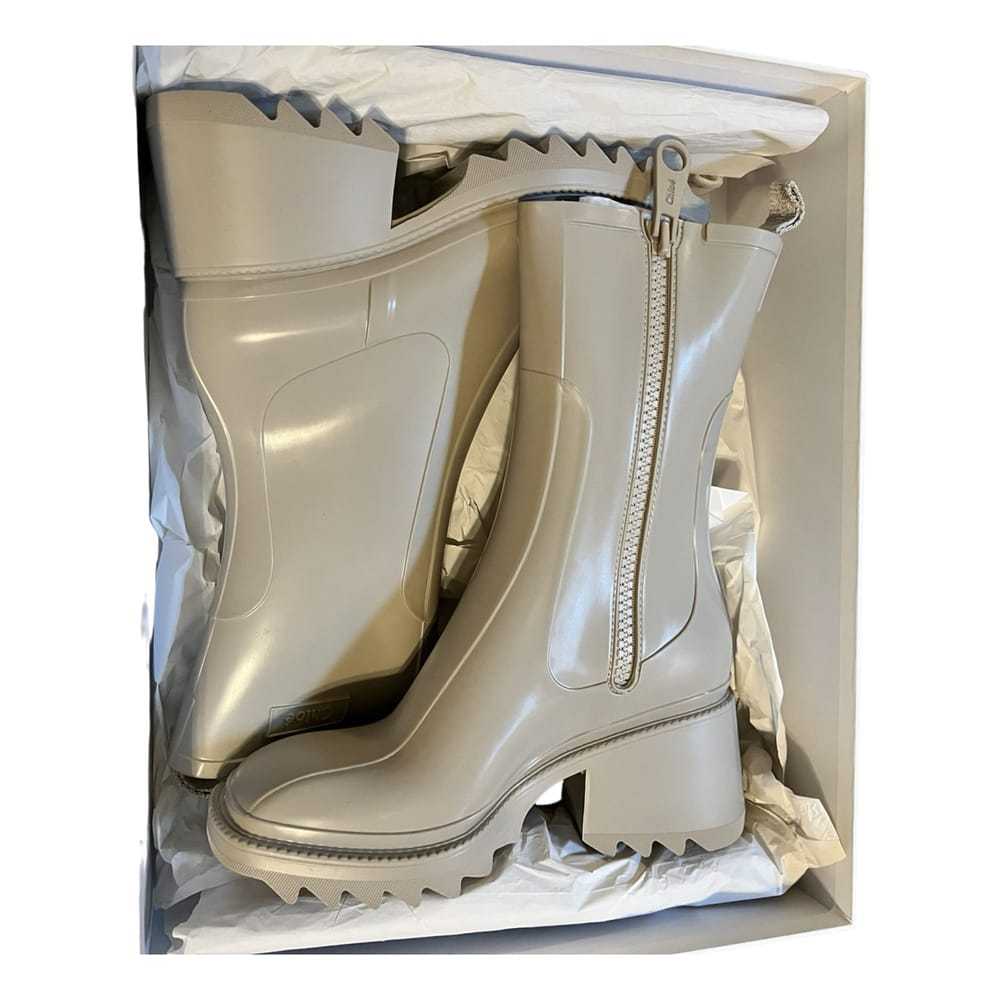 Chloé Betty patent leather wellington boots - image 1