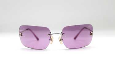 CHANEL RIMLESS PURPLE SUNGLASSES - image 1