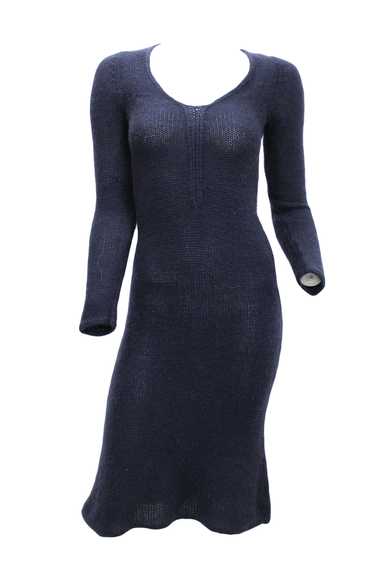 GUCCI F/W 1996 KNITTED NAVY DRESS - image 1