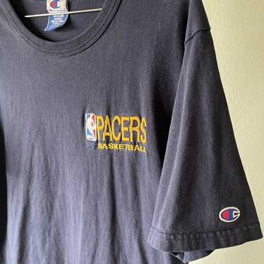 Vintage NBA (Logo 7)- Indiana Pacers, Boom Baby! Playoffs T-Shirt 1995  Large – Vintage Club Clothing