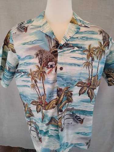 Hilo Hattie Vintage 70's Floral Hawaiian Shirt