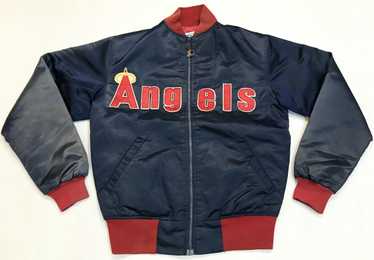 80's California Angels Starter Satin MLB Jacket Youth Size Large – Rare VNTG